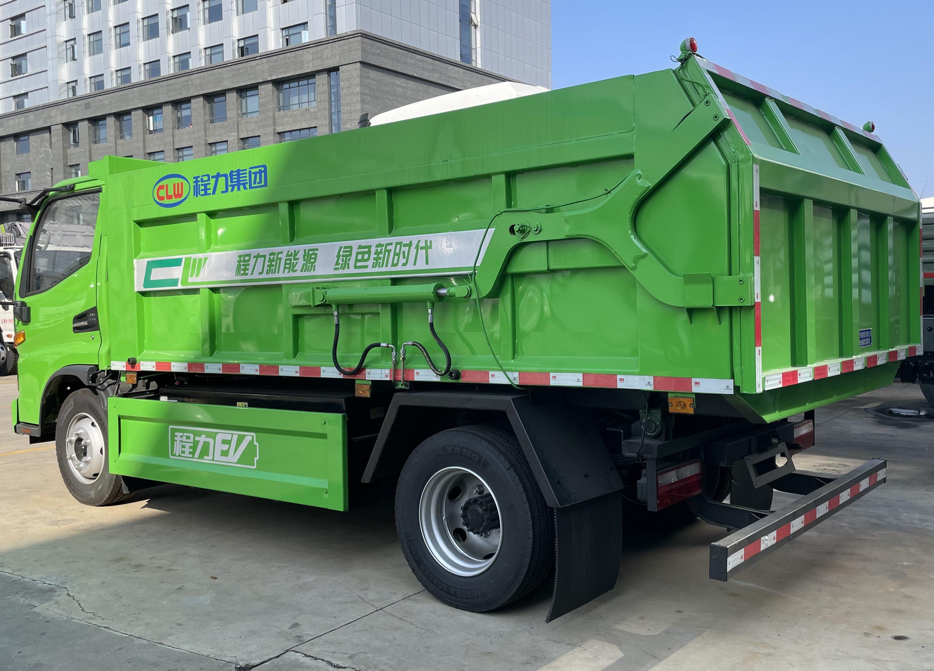 江淮駿鈴純電動廂式垃圾運輸車圖片4